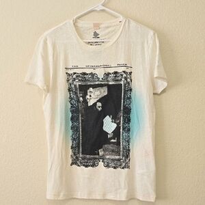 BOSS ORANGE White Artistic Graphic Tee Short Sleeve